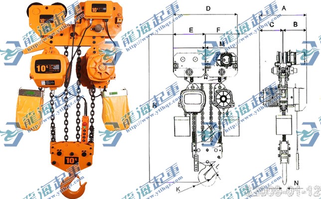 环链电动葫芦品牌龙海起重