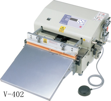 日本富士牌V-402台式真空脱气瞬热封口机