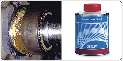 瑞典SKF轴承的冷装：SKF抗蠕动腐蚀剂LGAF 3E/0.