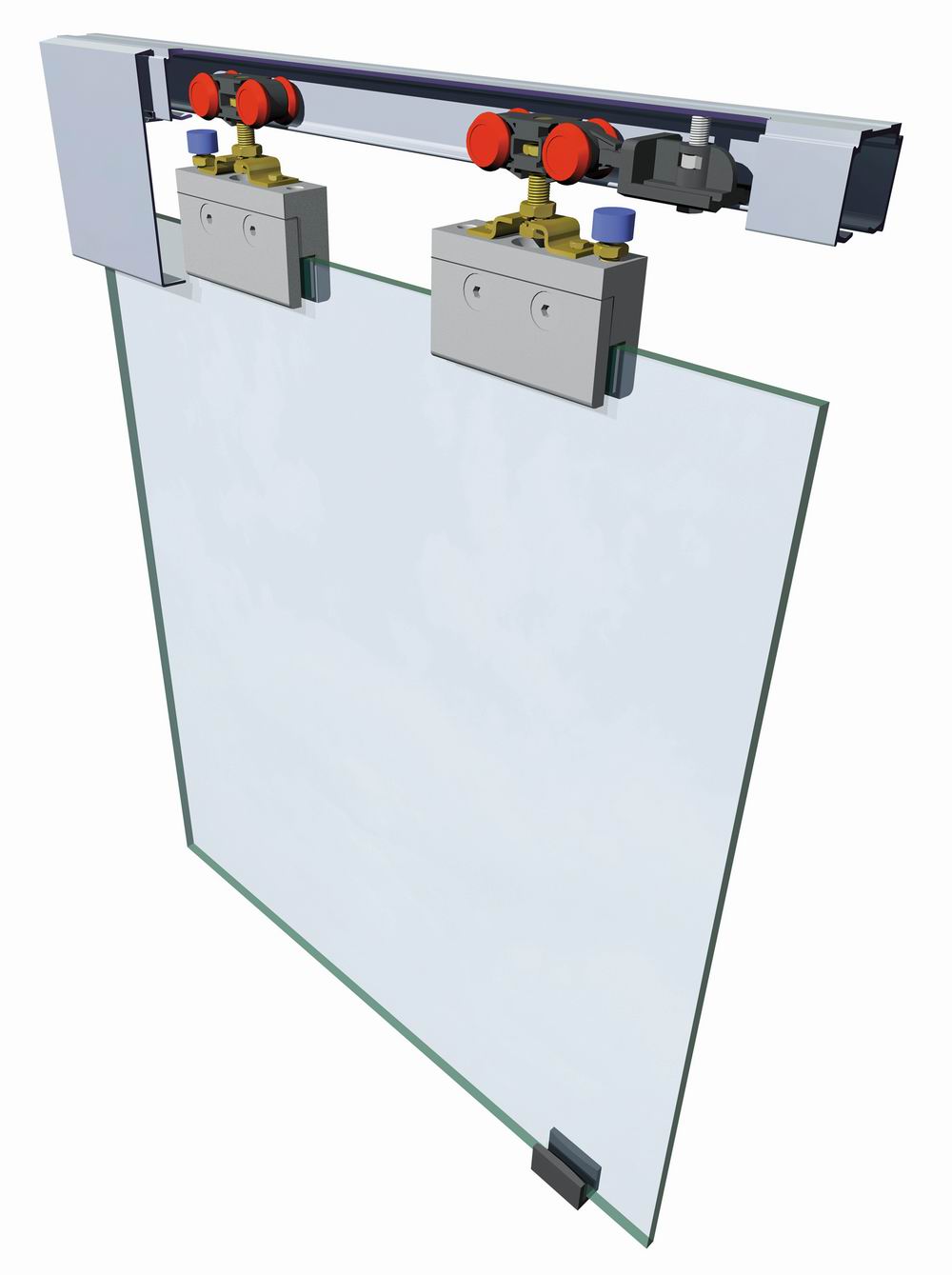 高品质悬挂滑动玻璃推拉门系统